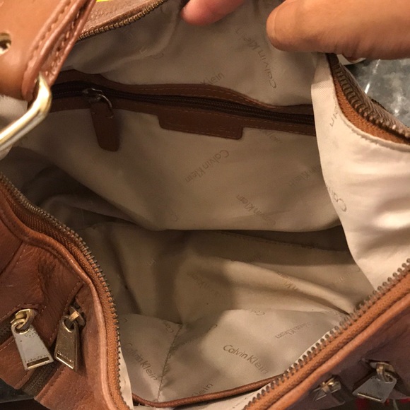 Calvin Klein Caramel Brown Handbag retails $228 - Picture 6 of 7